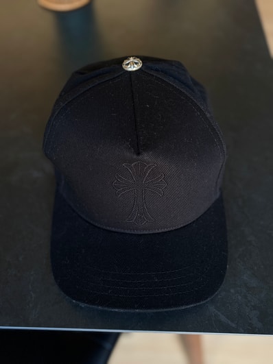Chrome Hearts Cross Embroidery Baseball Cap "Black"