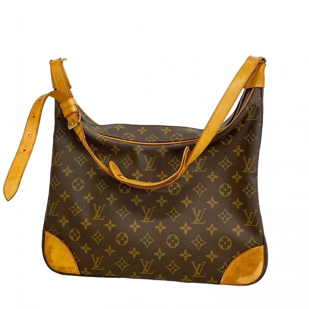 【6db1949】ルイヴィトン ショルダーバッグ モノグラム ブローニュ35 M51260 ブラウン【中古】レディース