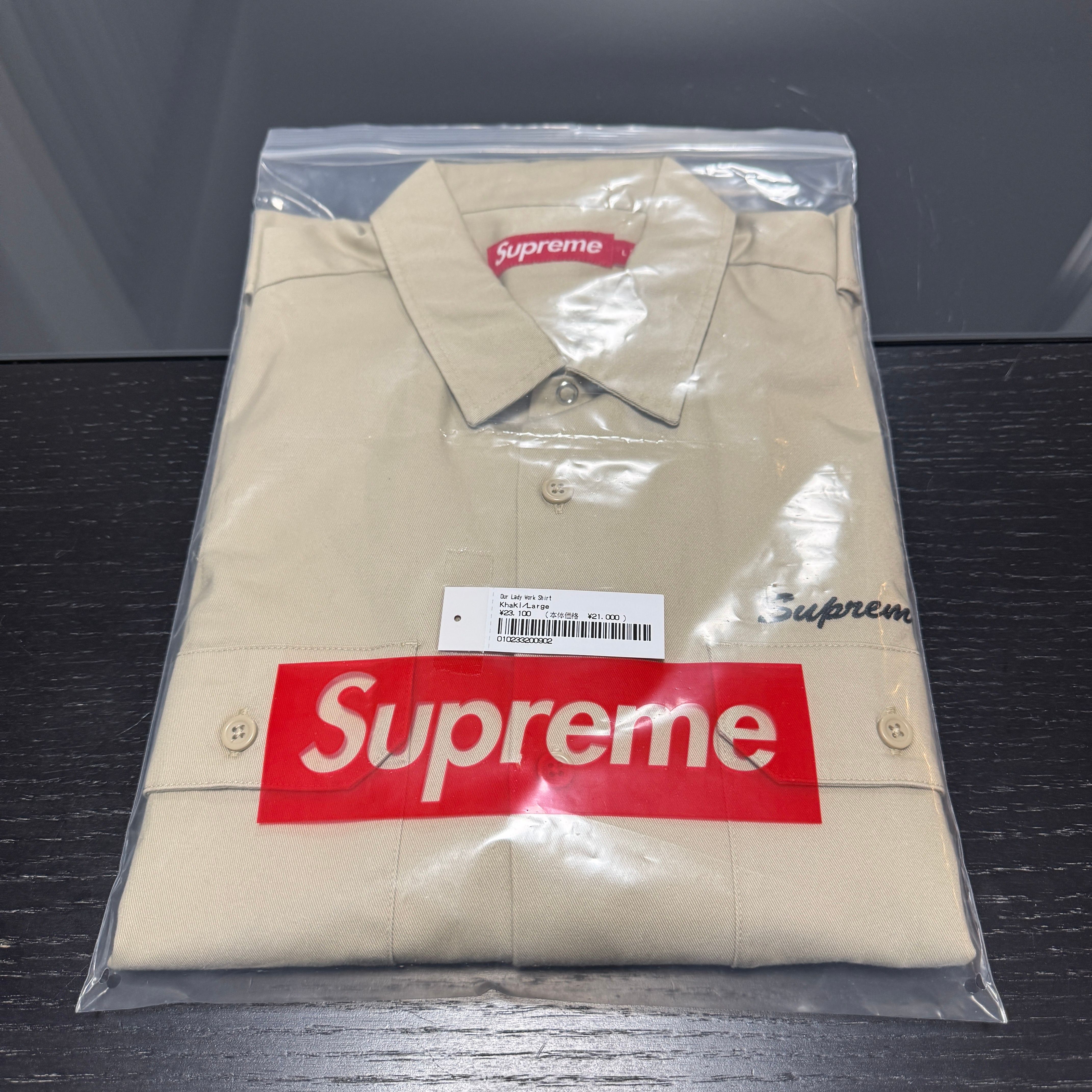 Supreme Our Lady Work Shirt "Khaki"