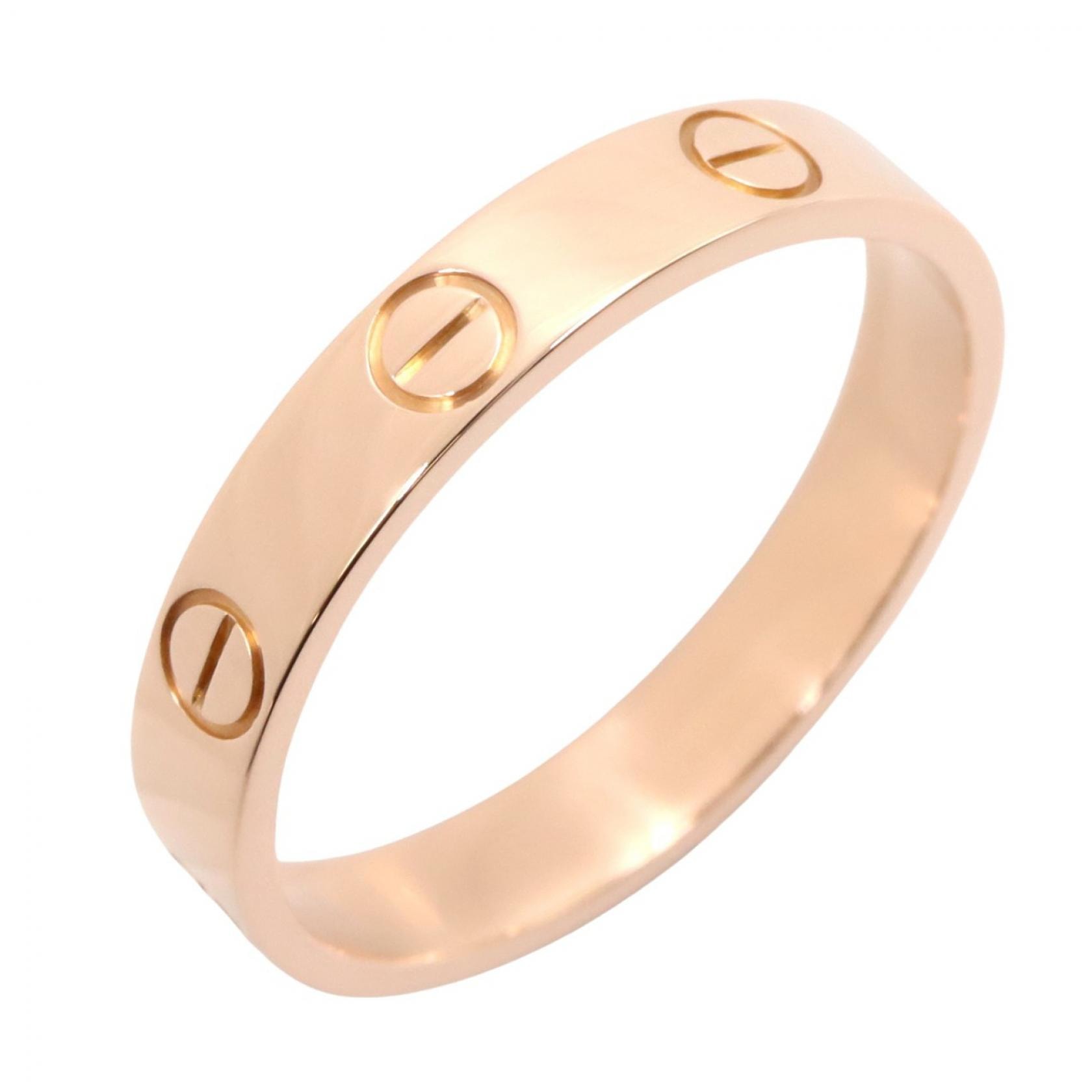 カルティエ CARTIER ミニラブリング リング・指輪 ジュエリー K18PG(ピンクゴールド) レディース ゴールド系 B4085256 【中古】