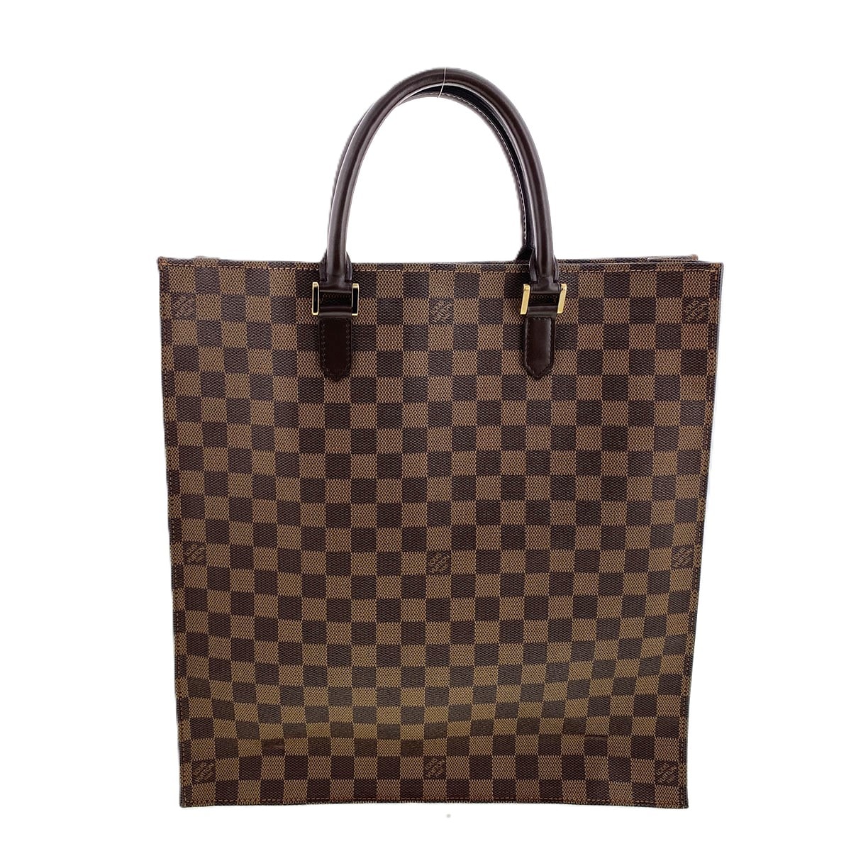 LOUIS VUITTON ルイ・ヴィトン サックプラ ハンドバッグ ダミエ トートバッグ N51140 ダミエキャンバス ブラウン  ユニセックス【中古】