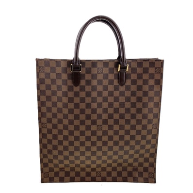LOUIS VUITTON ルイ・ヴィトン サックプラ ハンドバッグ ダミエ トートバッグ N51140 ダミエキャンバス ブラウン ユニセックス【中古】