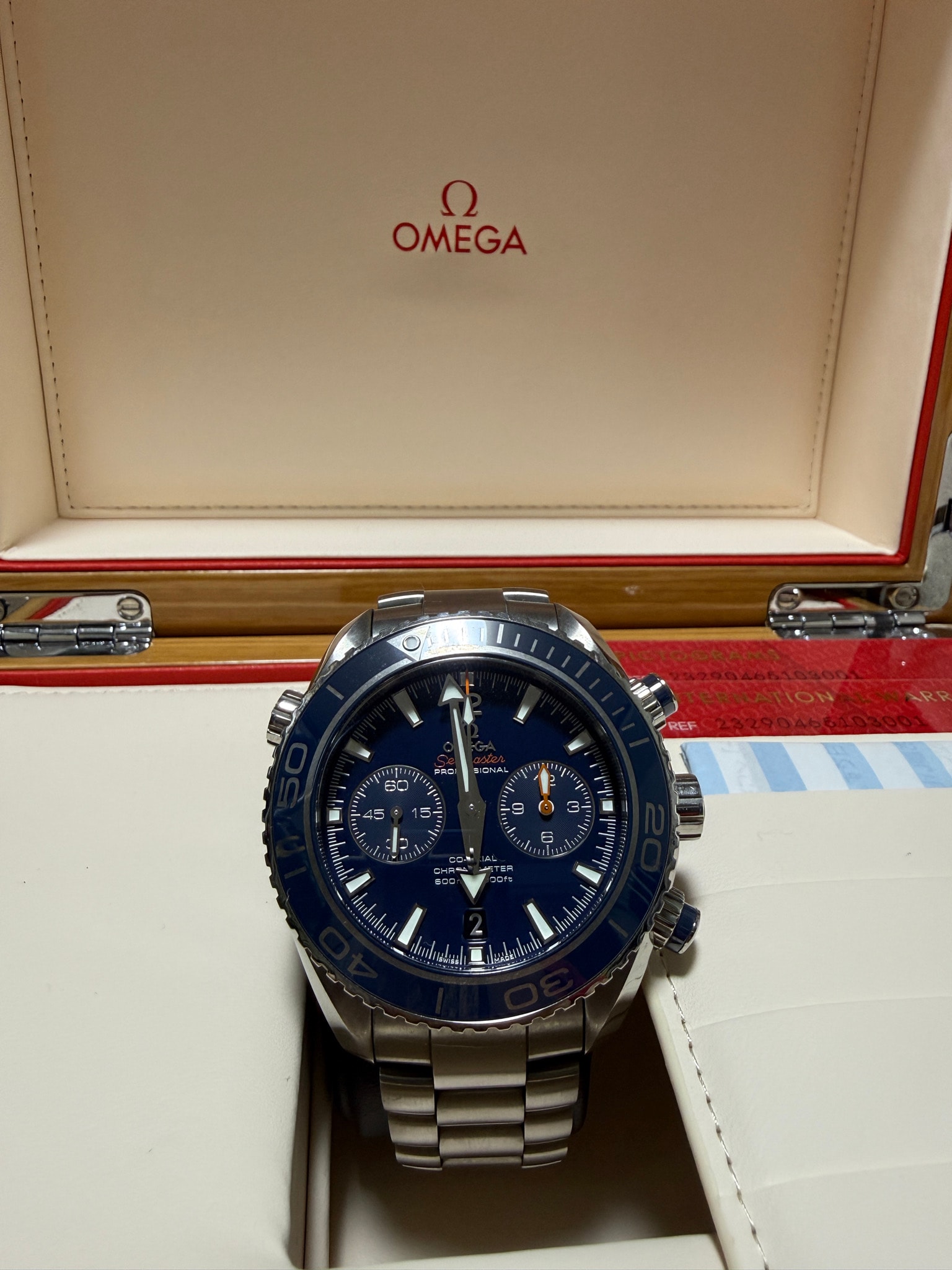 OMEGA Seamaster Planet Ocean 600M "Blue" 232.90.46.51.03.001