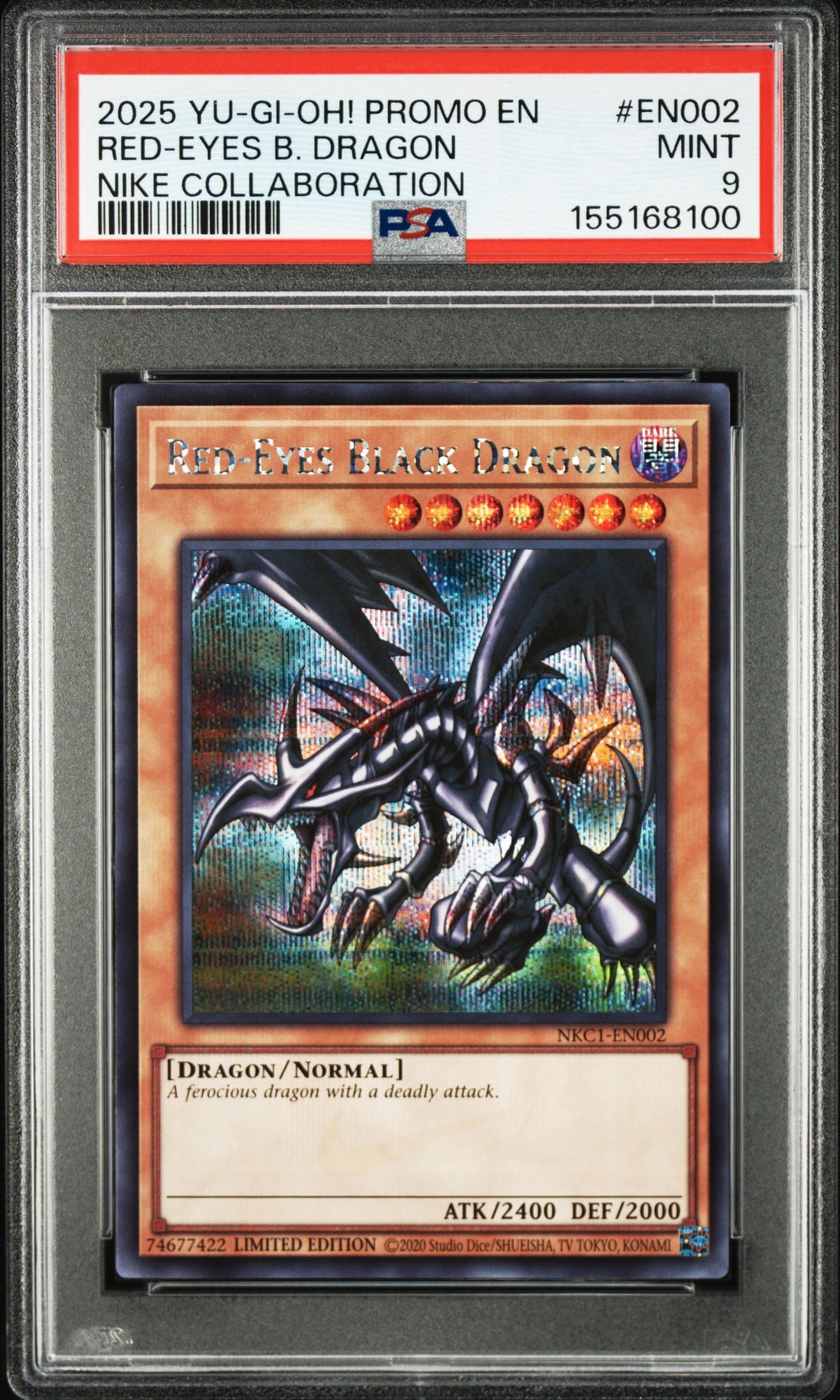 真紅眼の黒竜 SE [NKC1-EN002](遊戯王 x ナイキ エアーマックス 95 QS エアーマッスル House of Duel - 童実野町決闘遊戯館 限定プロモ) 