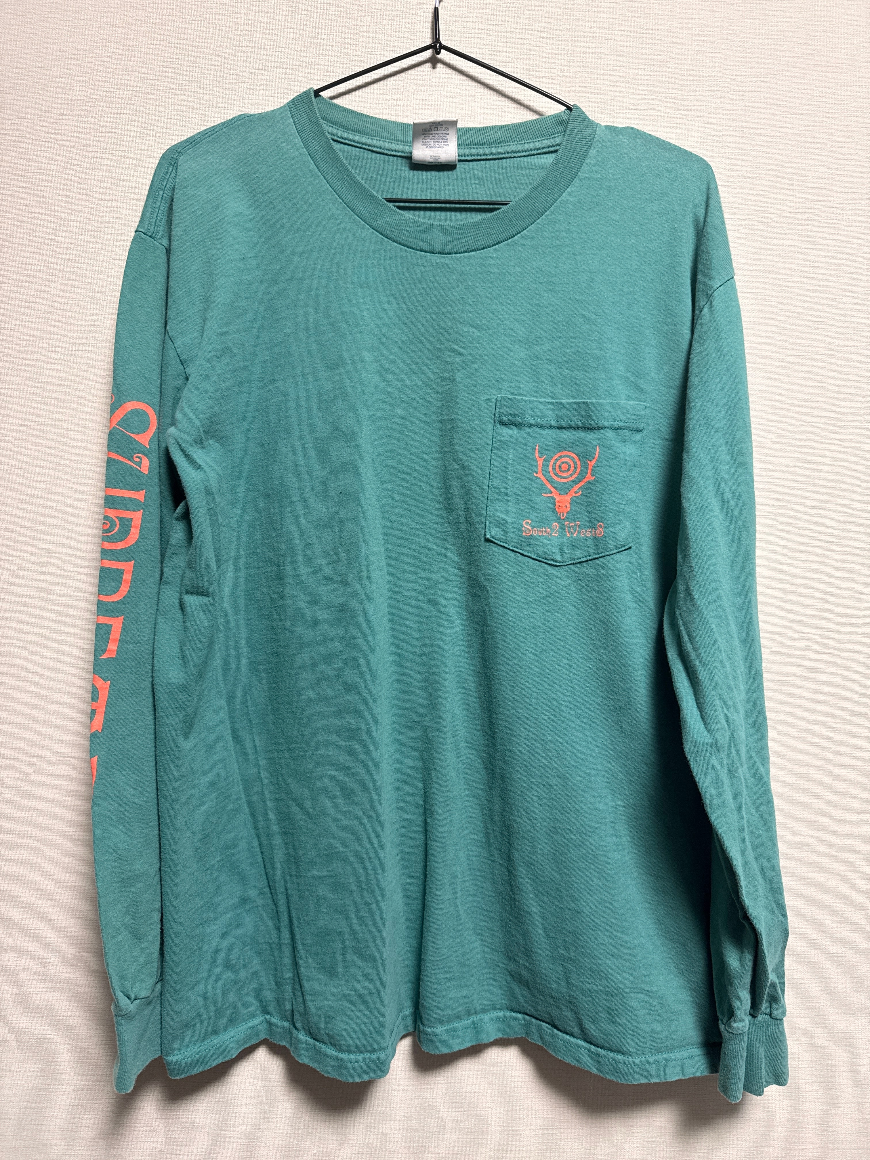 Supreme / SOUTH2 WEST8 L/S Pocket Tee "Green"
