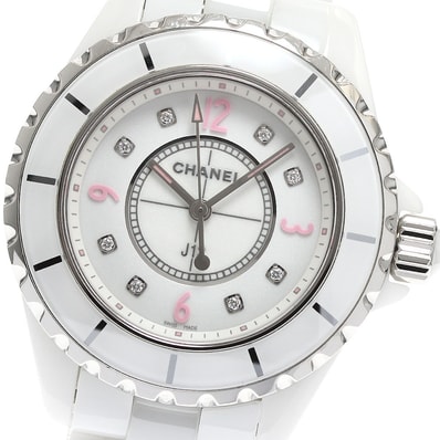 シャネル J12 ピンクライト H4863 レディース 【中古】