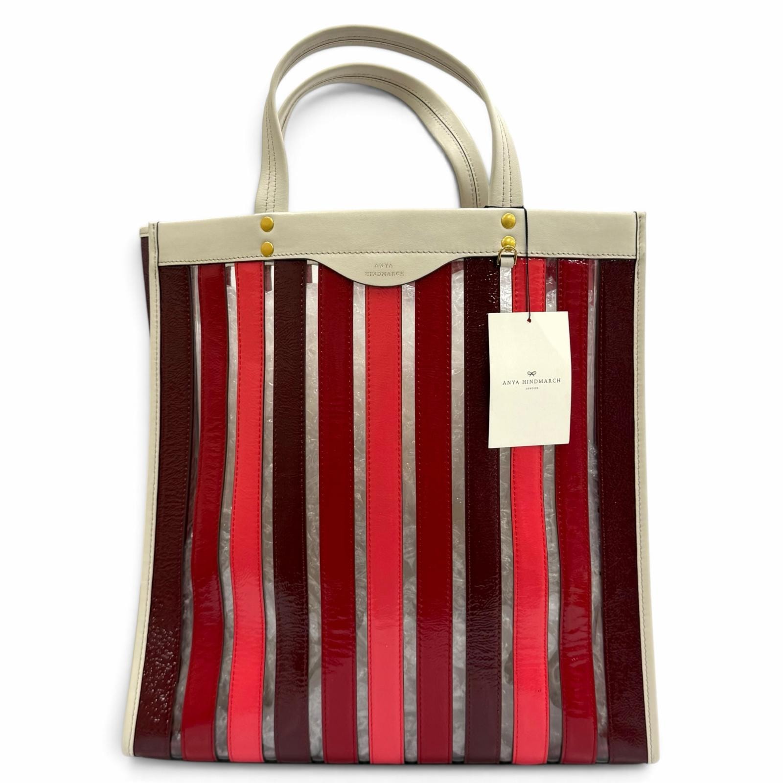 極美品 アニヤ ハインドマーチ Multi Stripes Tote レディース