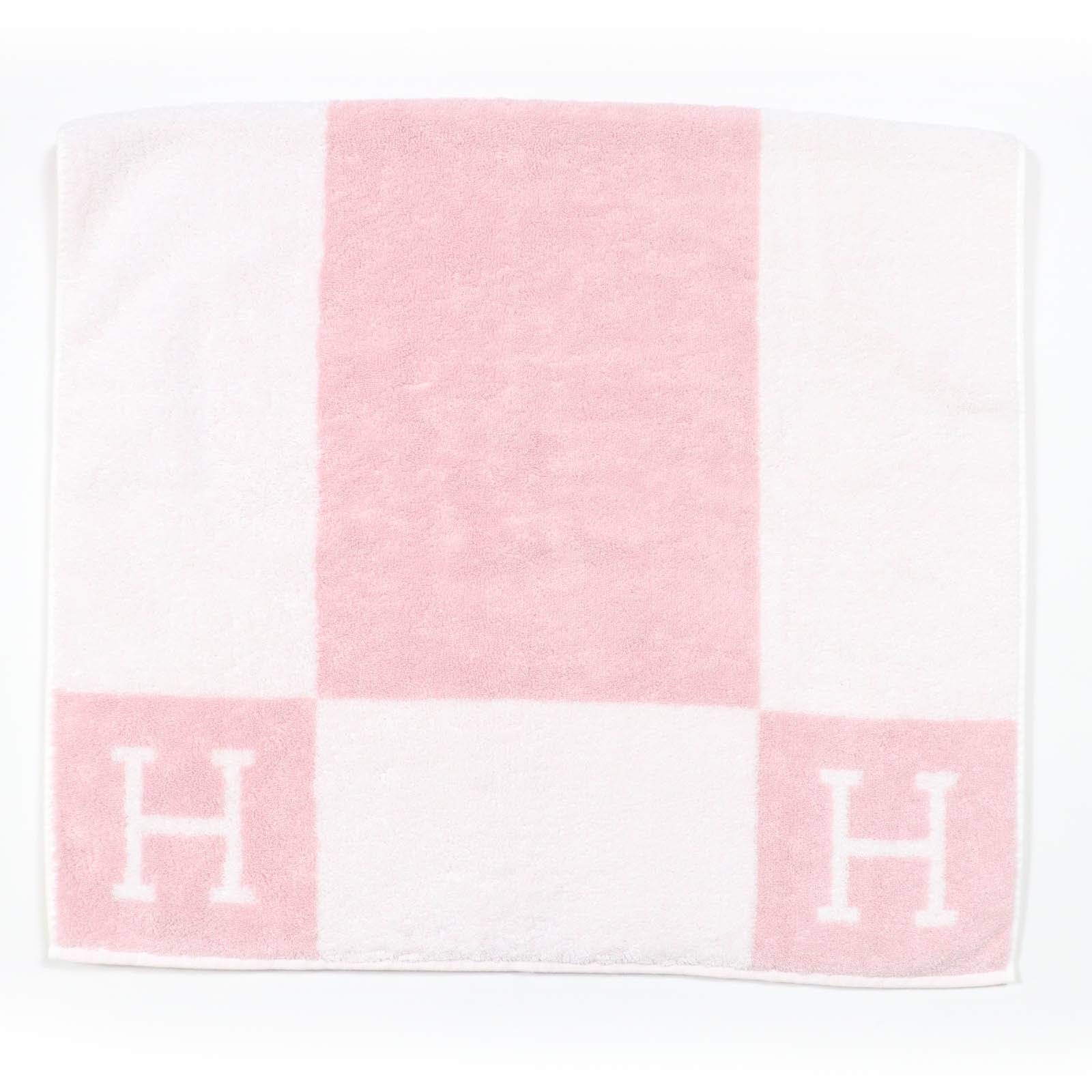 未使用品 エルメス
 タオル アヴァロン バスタオル ピンク レディース