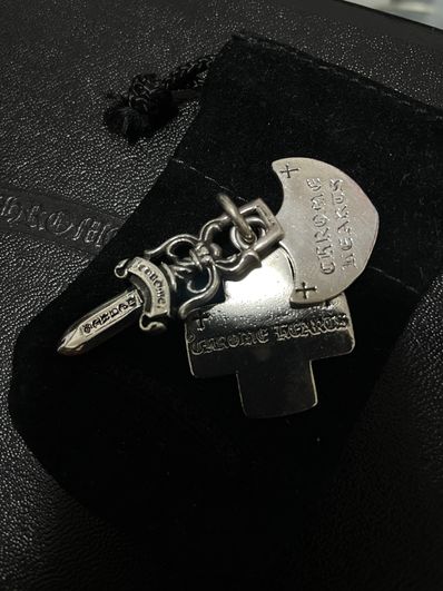 Chrome Hearts 3 Trinket Pendant "Silver"