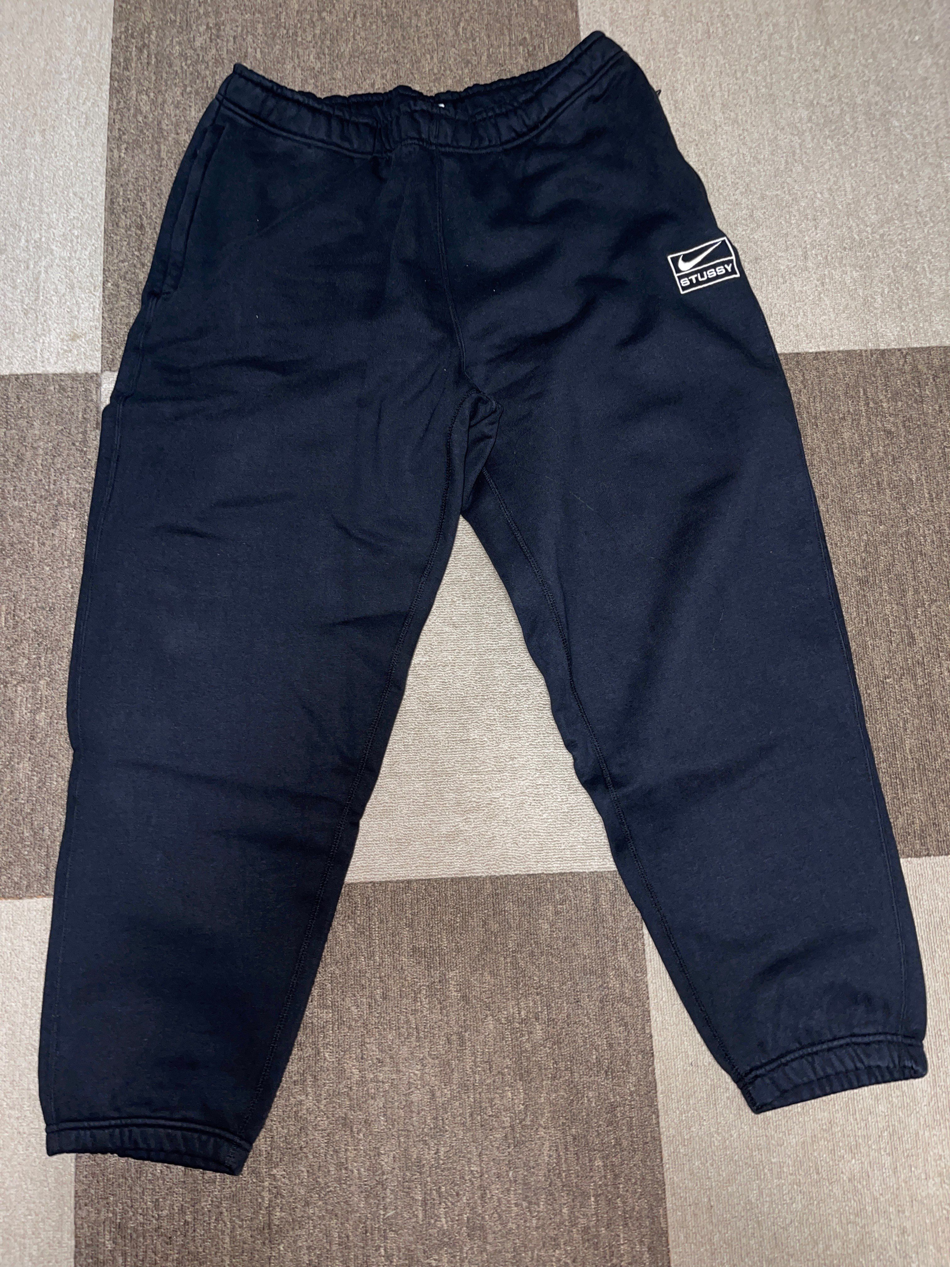 Stussy × Nike NRG Washed Fleece Pant (US Size) "Black" DN4030-010