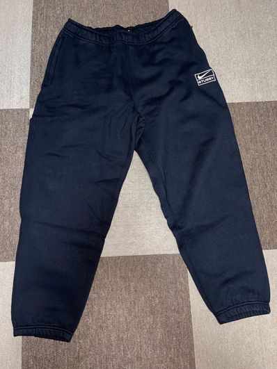 Stussy × Nike NRG Washed Fleece Pant (US Size) "Black" DN4030-010
