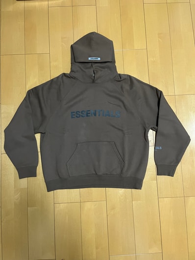 FEAR OF GOD ESSENTIALS / SSENSE 3D Silicon Applique Pullover Hoodie "Rain Drum"