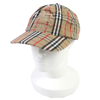 美品 シュプリーム バーバリー Burberry Denim 6-Panel