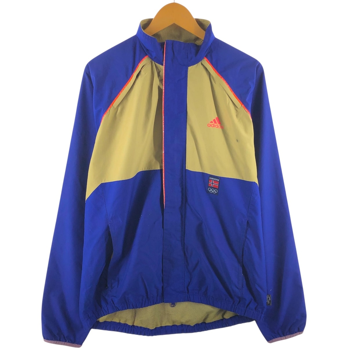 古着 90年代 アディダス adidas EQUIPMENT エキップメント リップストップ ウインドブレーカー メンズL相当 ヴィンテージ/eaa523295