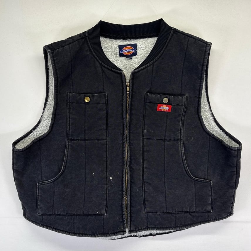 C (やや傷や汚れあり)】古着 ディッキーズ Dickies ダック ベスト ワン C (やや傷や汚れあり)】古着 ディッキーズ Dickies ダック ベスト ワン