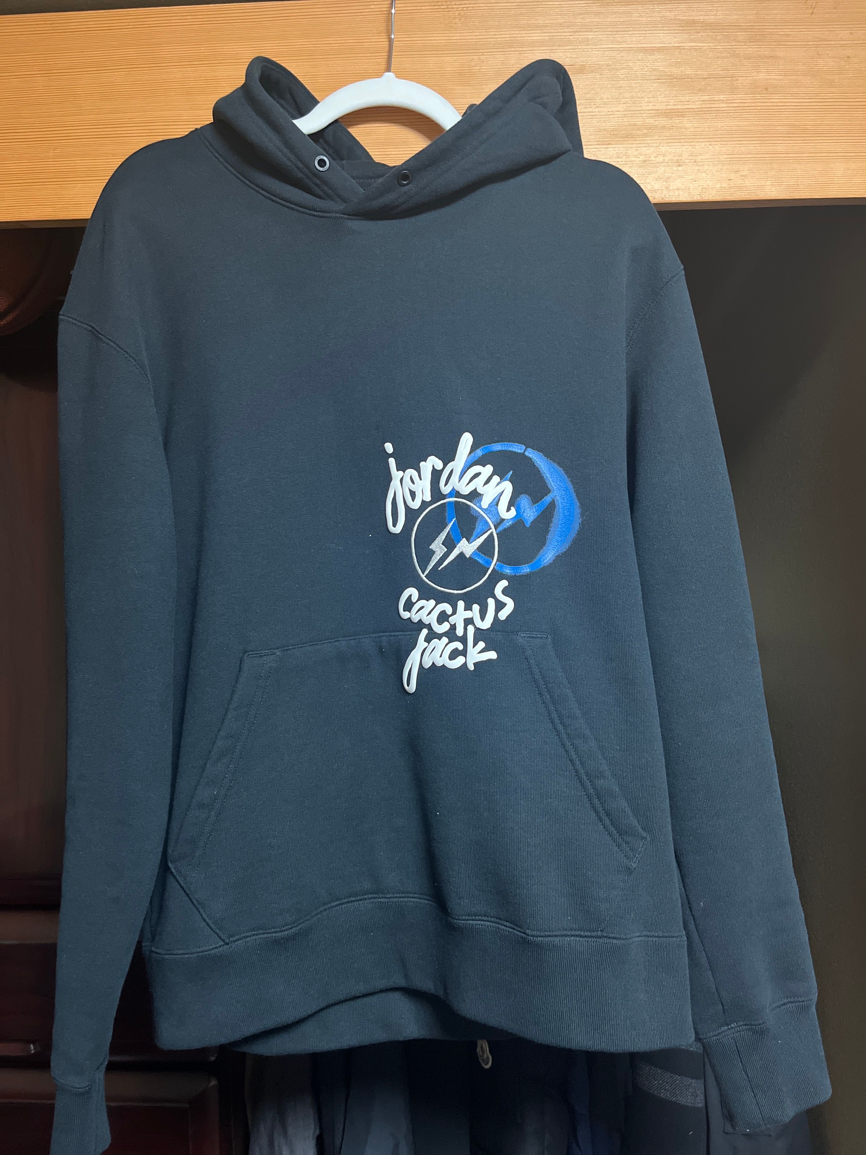 Air Jordan Travis Scott Fragment Hoodie "Black"