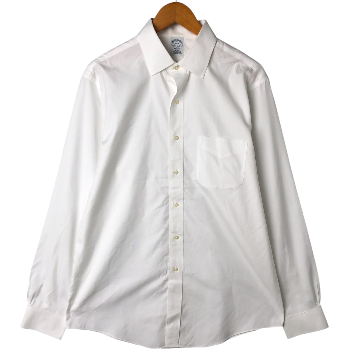 古着 ブルックスブラザーズ Brooks Brothers Est.1818 REGENT 長袖 コットンシャツ メンズL相当/eaa547527