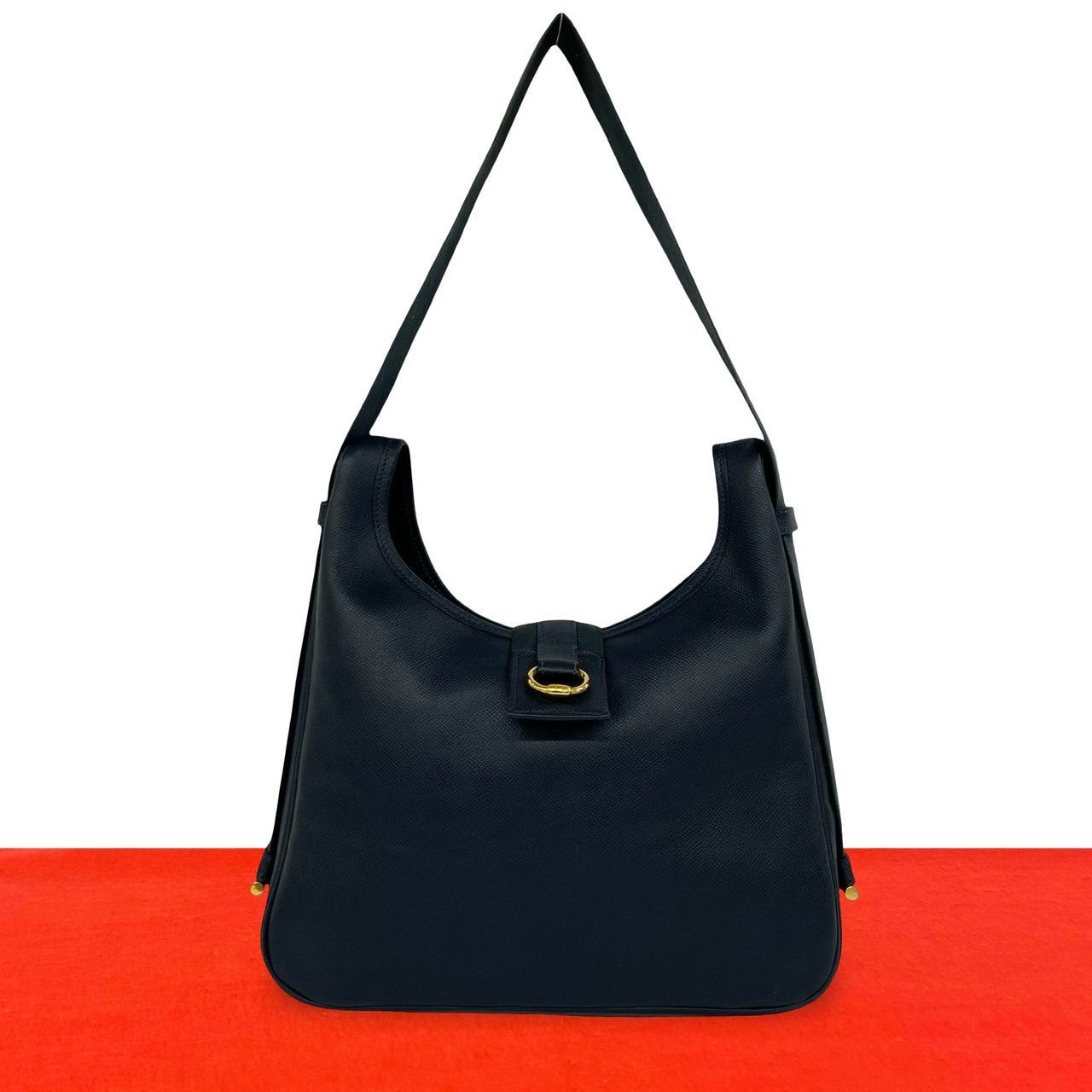 HERMES エルメス サコ クシュベル ショルダーバッグ ネイビー
 21093