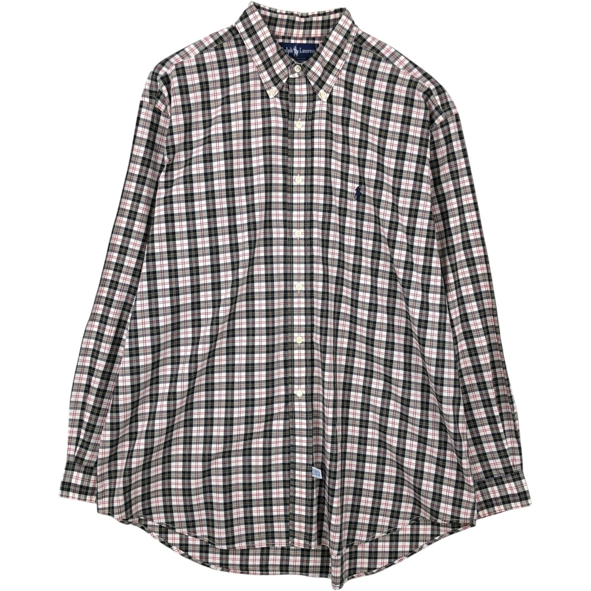 古着 ラルフローレン Ralph Lauren 長袖 ボタンダウンチェックシャツ メンズXL相当/eaa649594