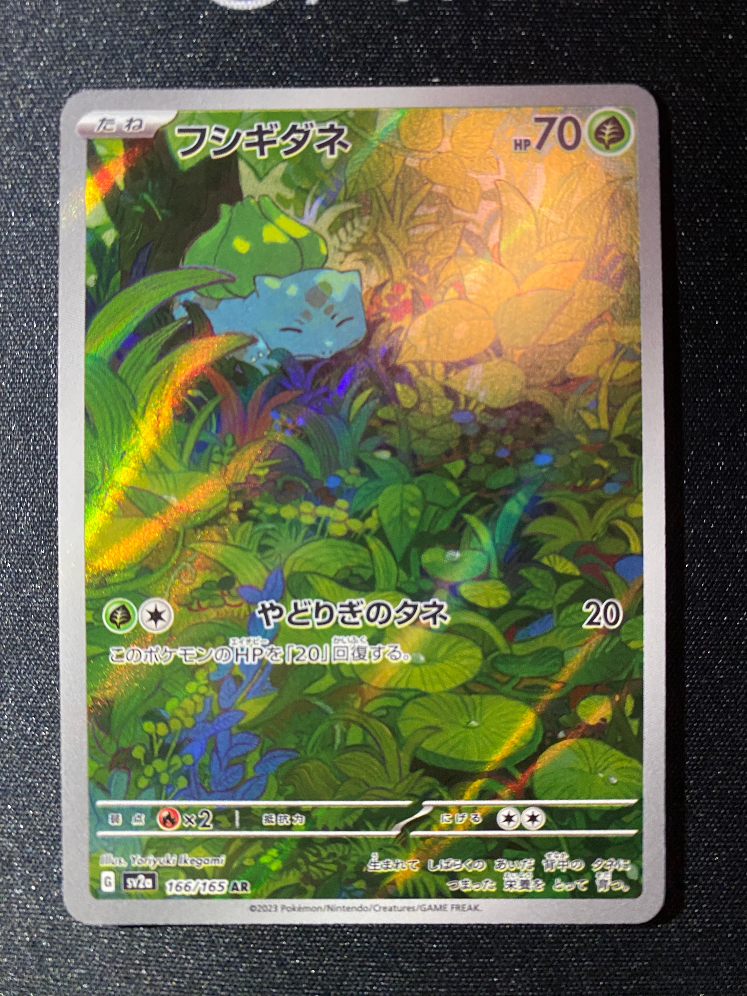 フシギダネ AR[SV2a 166/165](強化拡張パック「ポケモンカード151」)