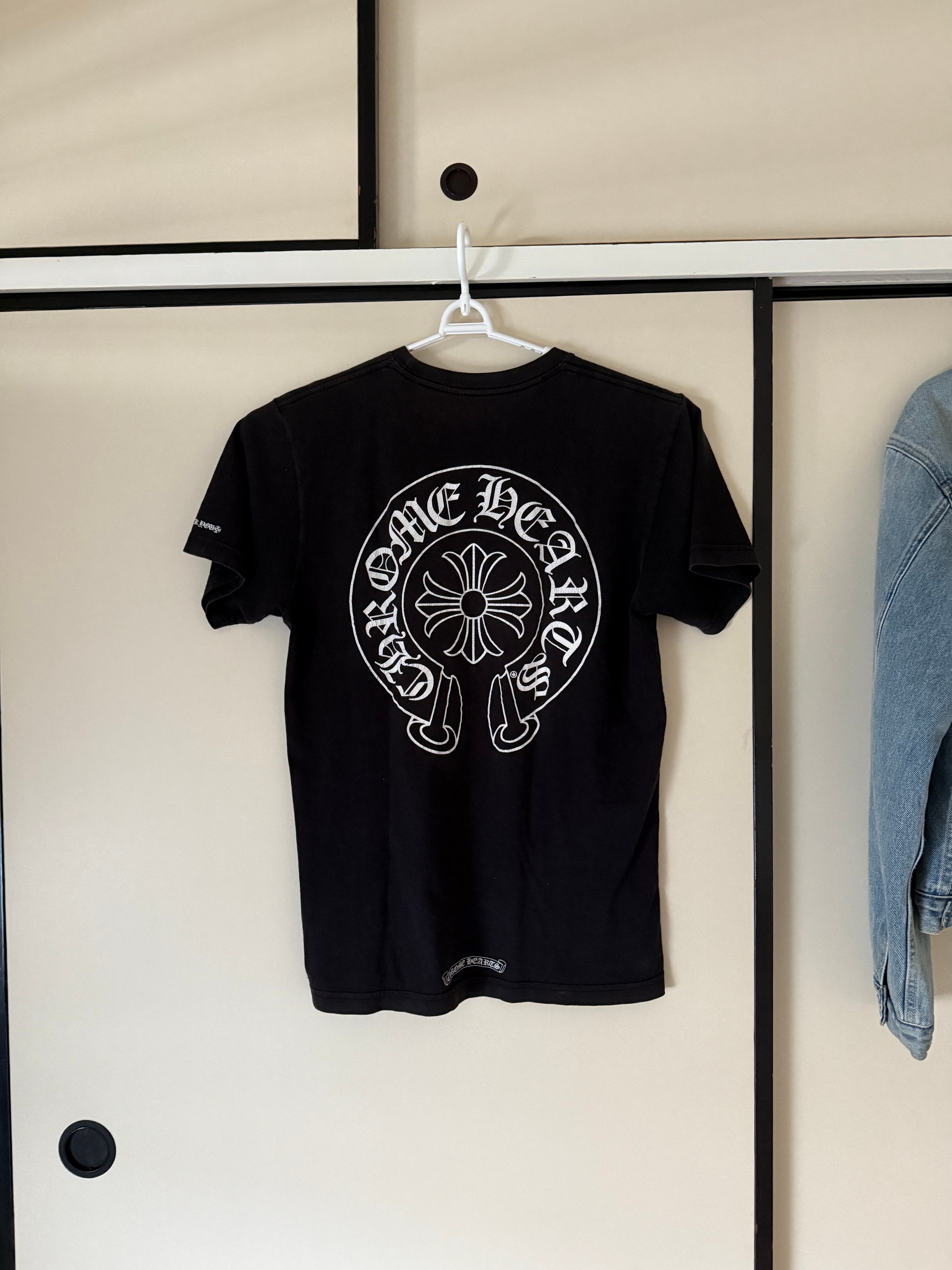 Chrome Hearts Horse Shoe Logo Pocket T-Shirt "Black"