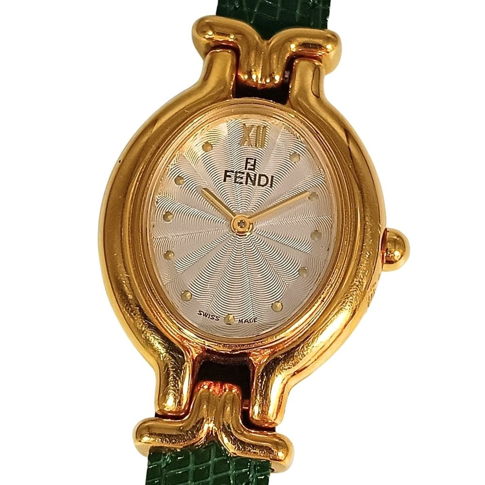 FENDI フェンディ 640L カメレオン クォーツ レディース 替えベルト付き 腕時計 C1068