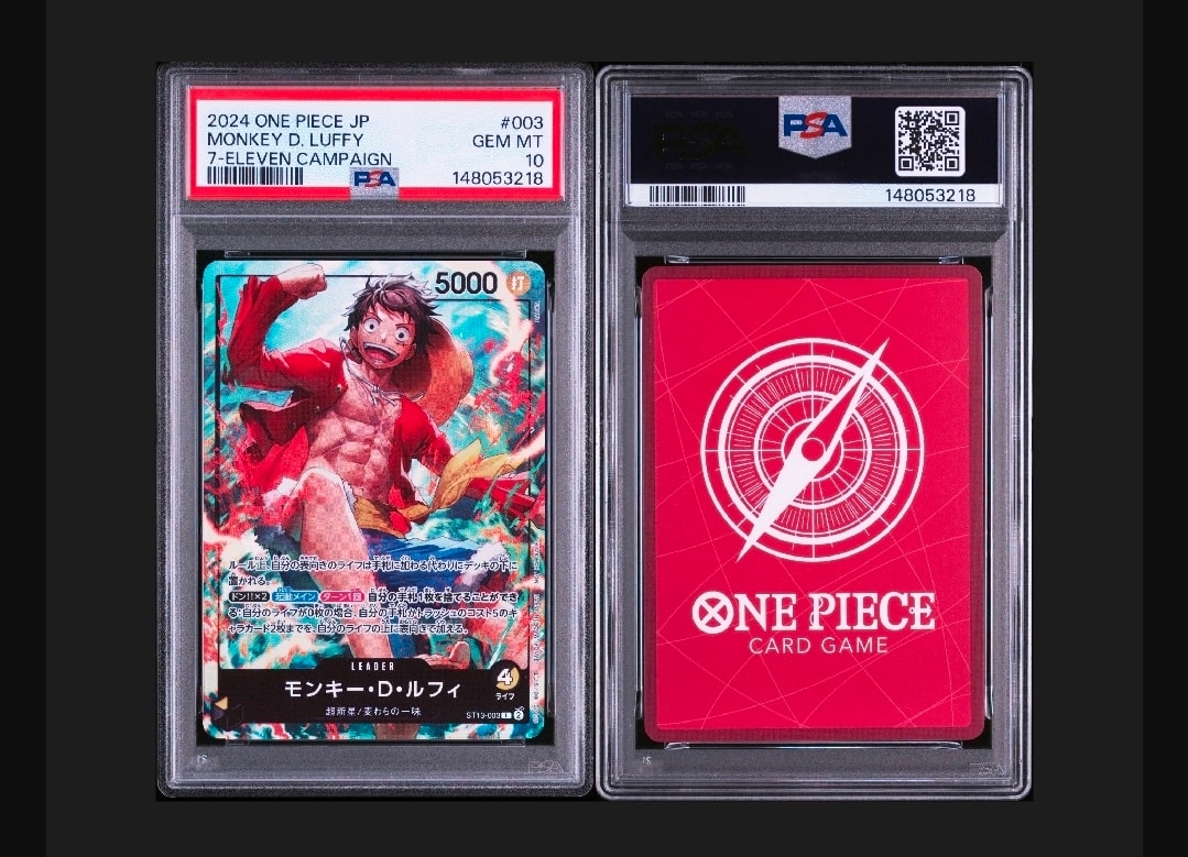 PSA10】モンキー・D・ルフィ L [ST13-003](プロモーションカード
