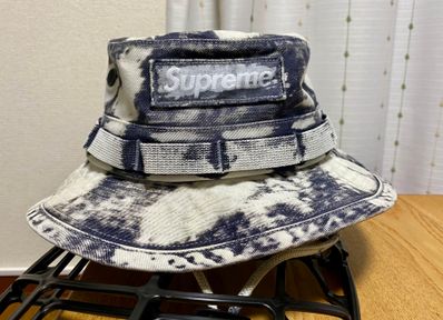 Supreme Bleached Chino Boonie "Black"