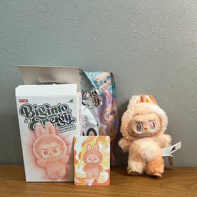 POP MART THE MONSTERS (LABUBU) Big into Energy Series Plush Pendant HAPPINESS