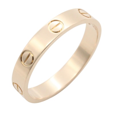 カルティエ CARTIER ミニラブリング リング・指輪 ジュエリー K18PG(ピンクゴールド) メンズ レディース ゴールド系 B4085200 【中古】