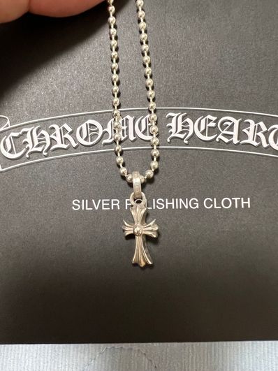 Chrome Hearts CH Cross Baby Fat Charm "Silver"