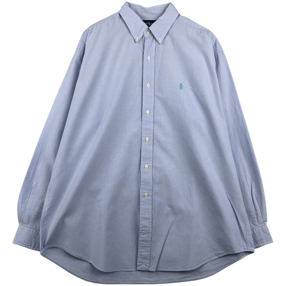 古着 ラルフローレン Ralph Lauren BLAKE 長袖 ボタンダウンチェックシャツ メンズXL相当/eaa458768