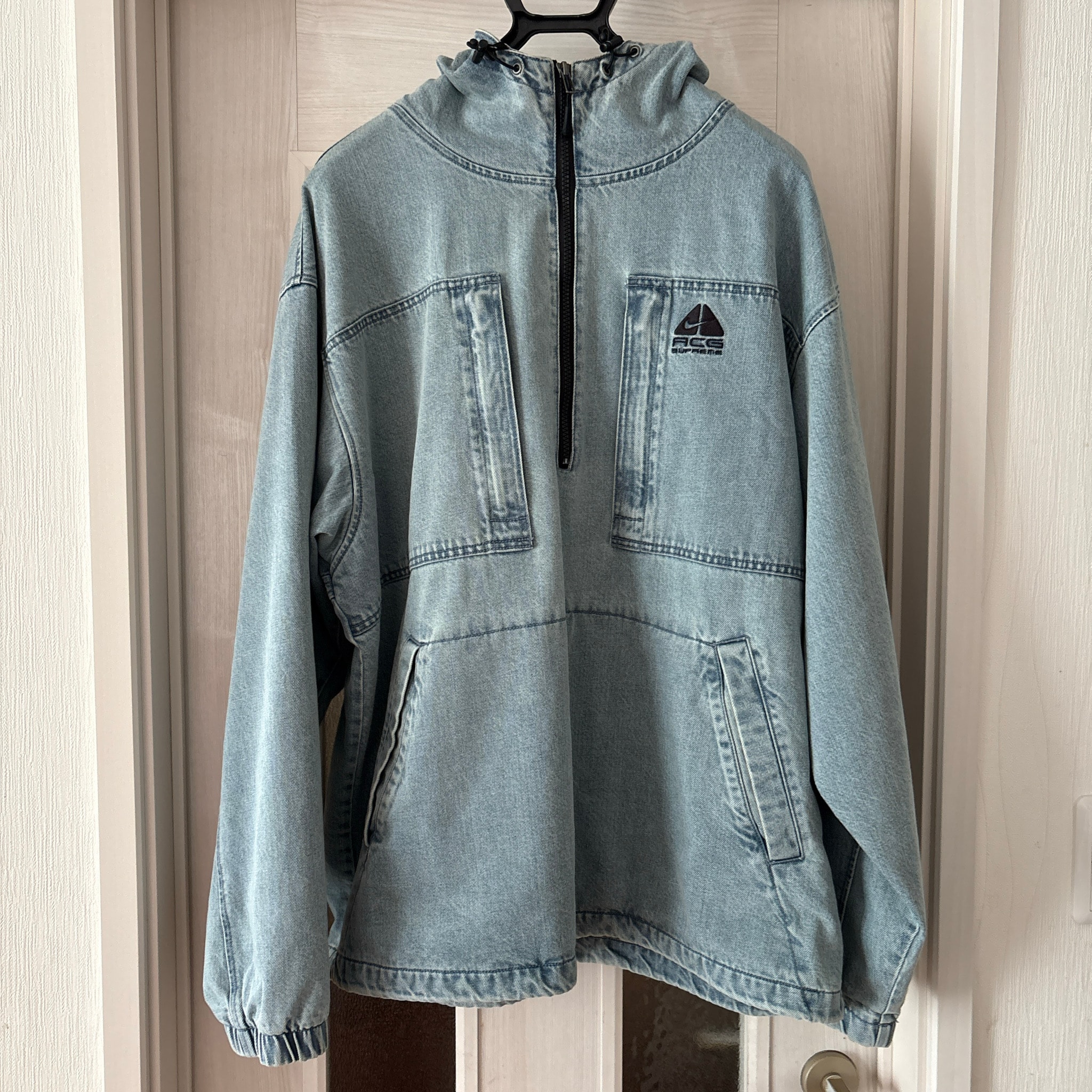Supreme x Nike ACG Denim Pullover "Washed Blue"