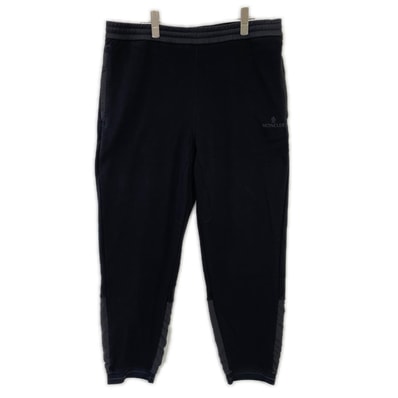 モンクレール 23年 ブラック PANTALONE LUNGO パンツ L