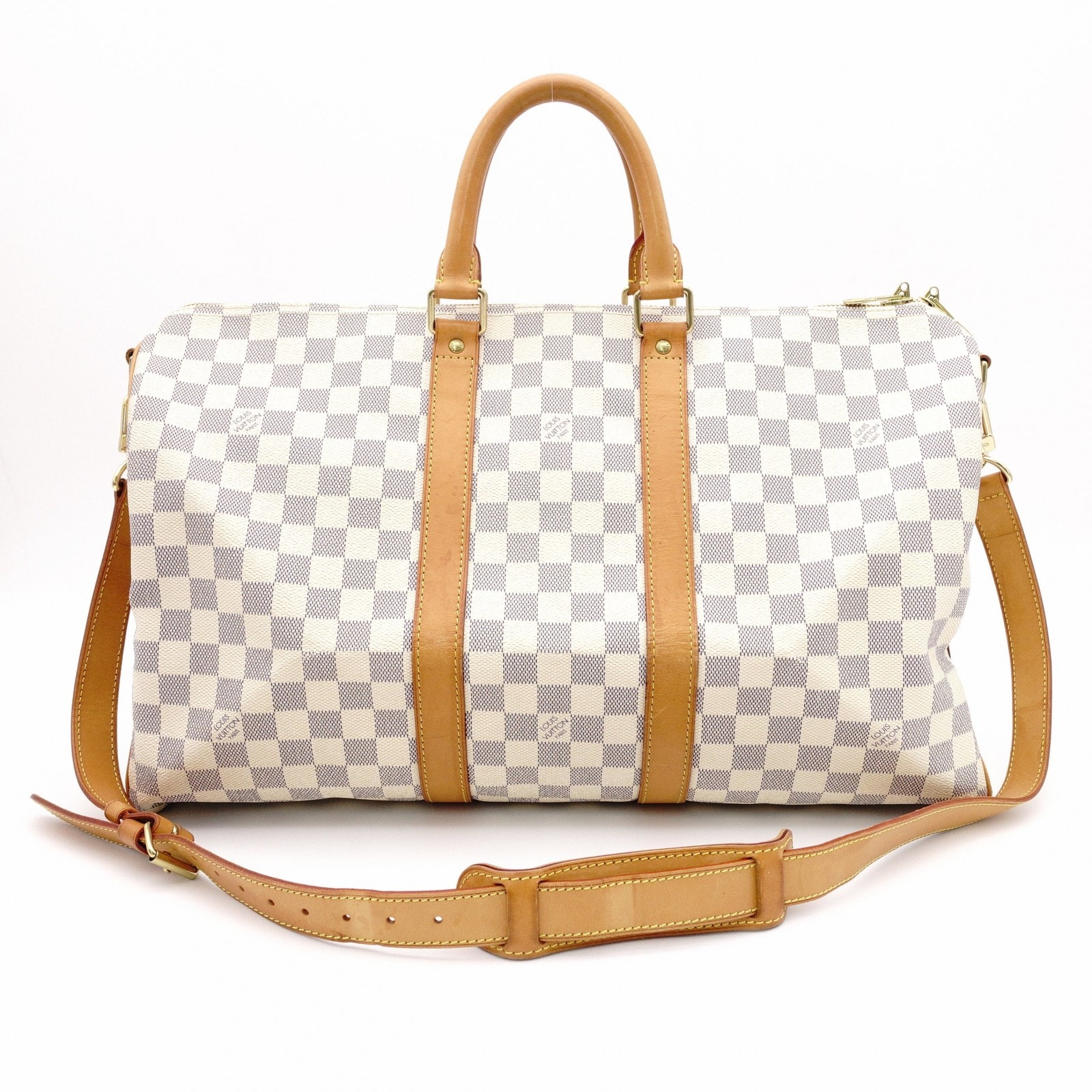 ルイ・ヴィトンキーポル 45 バンドリエール ダミエ アズール