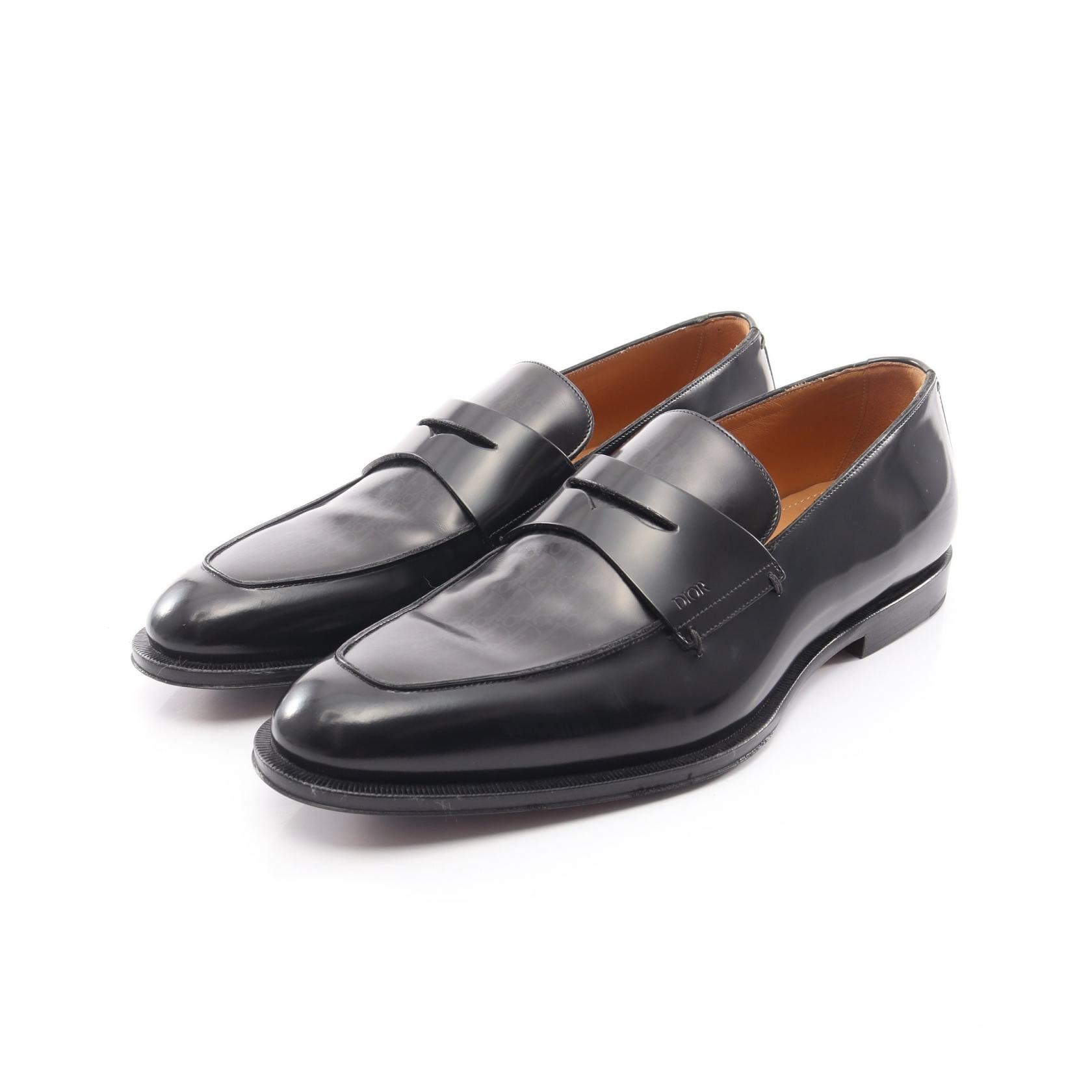 ディオール Dior オブリーク ドレスシューズ 靴 レザー メンズ ブラック系 / グレー系 【中古】