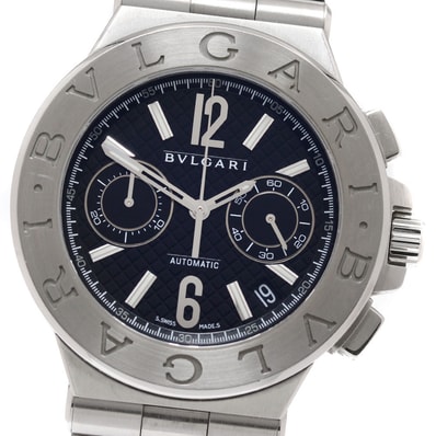 ★保 ブルガリ ディアゴノ クロノグラフ DG40SCH メンズ 【中古】