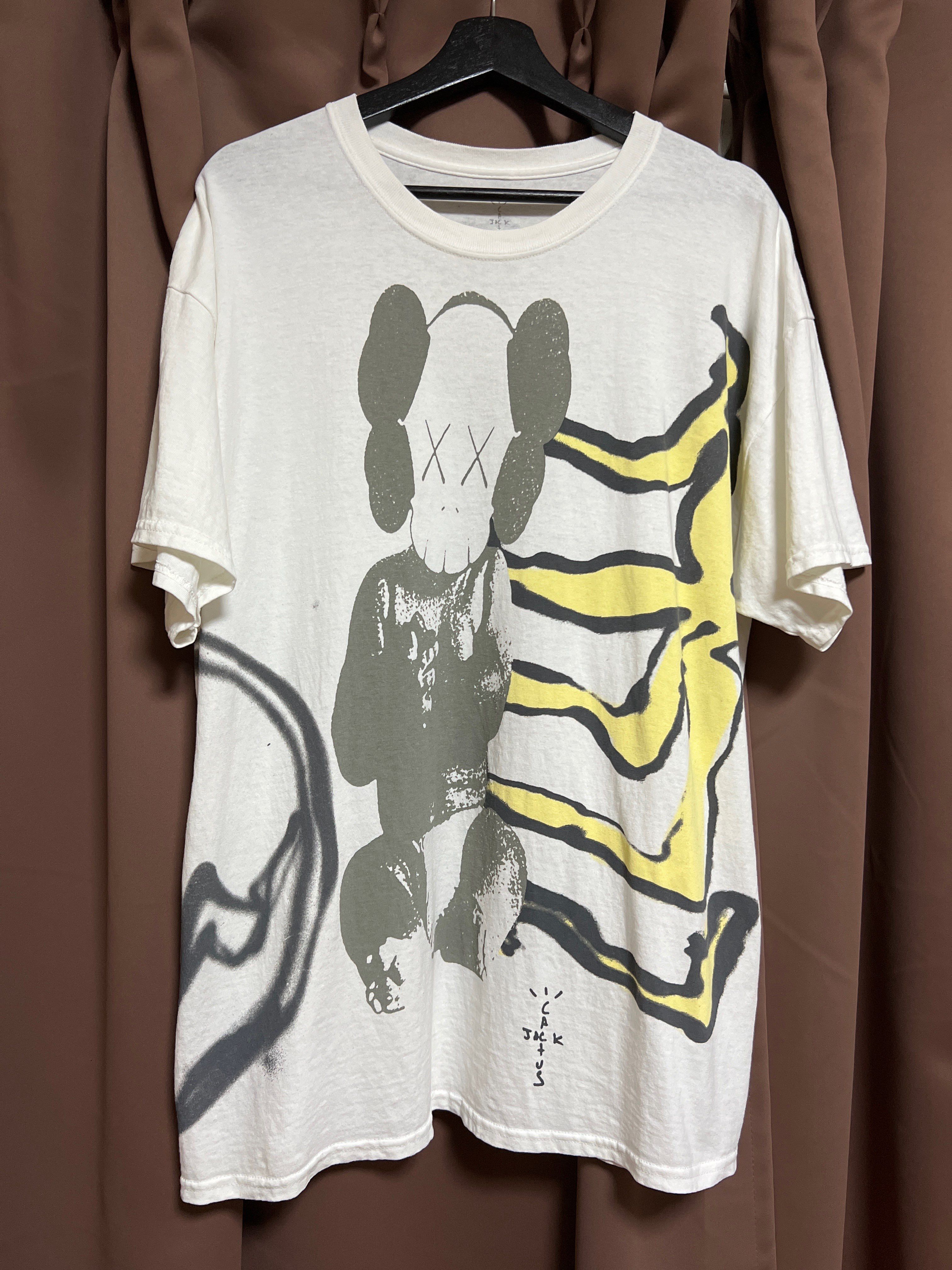 Travis Scott Cactus Jack x KAWS For Fragment Tee "White"