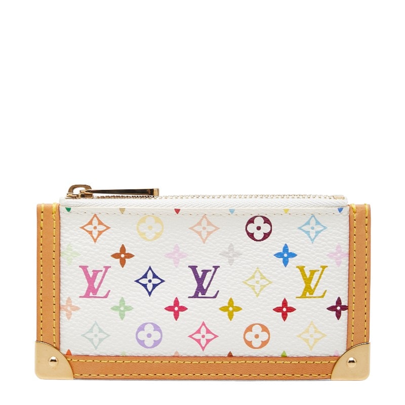 ルイ ヴィトン モノグラム ポシェット クレ コインケース 小銭入れ M92655 ブロン マルチカラー PVC レザー レディース LOUIS VUITTON 【中古】