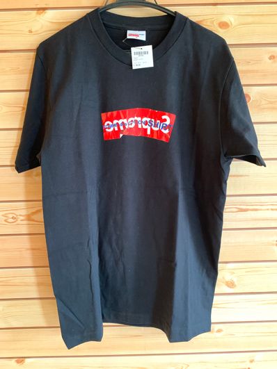 Supreme COMME des GARCONS SHIRT Box Logo Tee "Black"