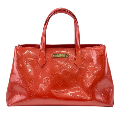 ヴィトン LV モノグラム・ヴェルニ ウィルシャー PM トートバッグ【中古】