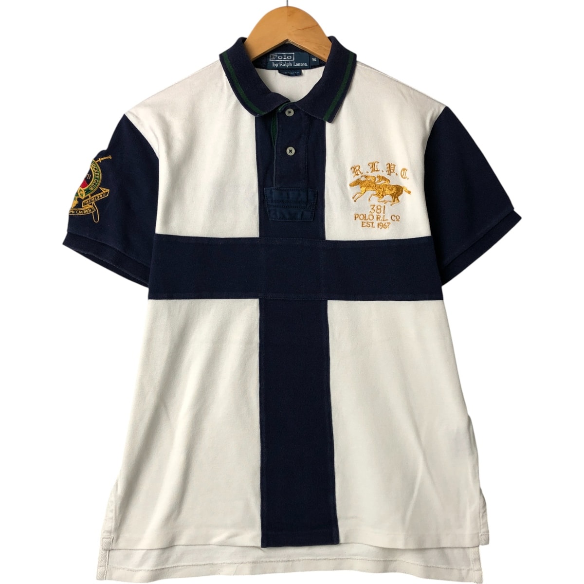 古着 ラルフローレン Ralph Lauren POLO by Ralph Lauren CUSTOM FIT 半袖 ポロシャツ メンズM相当/eaa562449