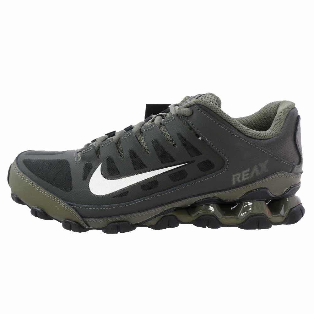 NIKE ナイキ スニーカー 621716-300 REAX 8 TR MESH リアックス スニーカー ブラック系 カーキ系 27cm【極上美品】【中古】