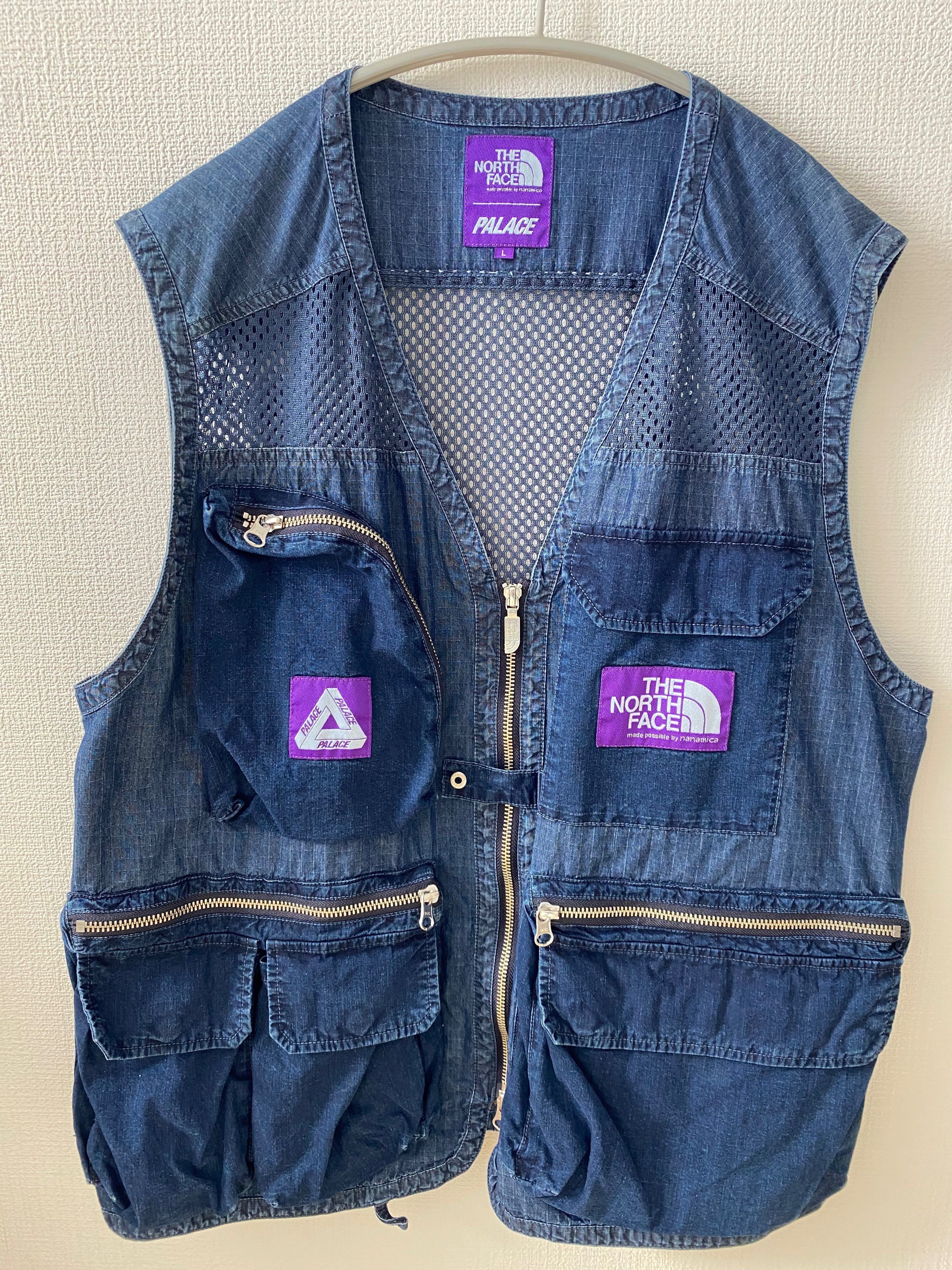 PALACE THE NORTH FACE PURPLE LABEL Indigo Ripstop Mesh Vest "Indigo"