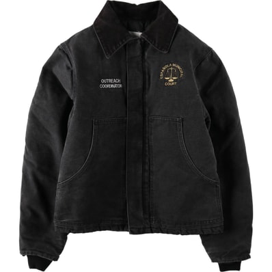 古着 80~90年代 カーハート Carhartt トラディショナルジャケット 中綿入り ダックワークジャケット USA製 メンズL相当 ヴィンテージ/eaa645775