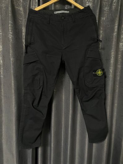 ストーンアイランド カーゴパンツ ブラック