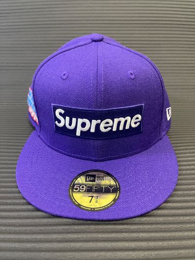 Supreme World Famous Box Logo New Era® "Purple"