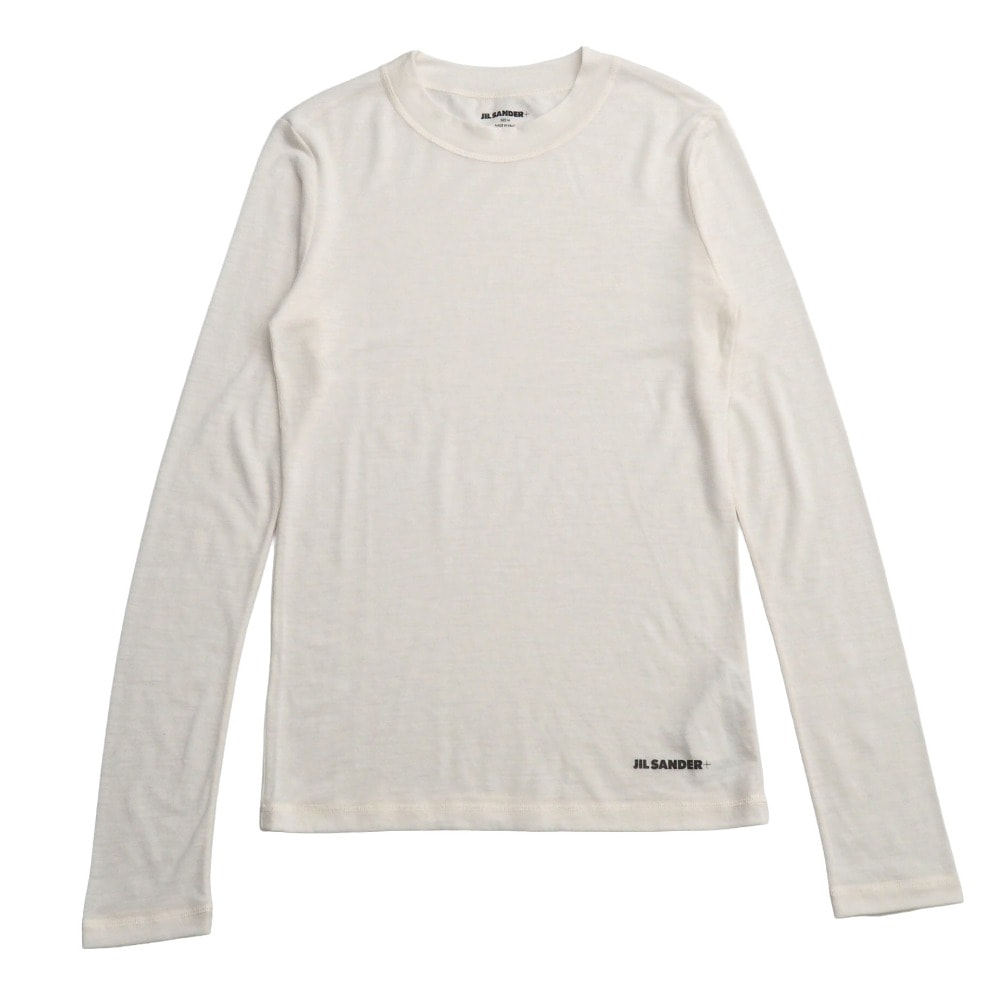 ■美品■2022年製■JIL SANDER ジルサンダー 長袖Tシャツ サイズM ロゴ ロンT Jil Sander+ イタリア製 ブランド古着【中古】20260612/RA9785
