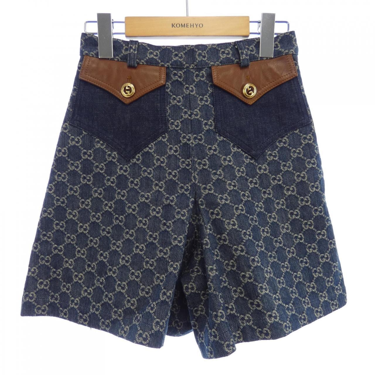 グッチ GUCCI ウォッシュド オーガニックデニム 652661 XDBLL ショートパンツ