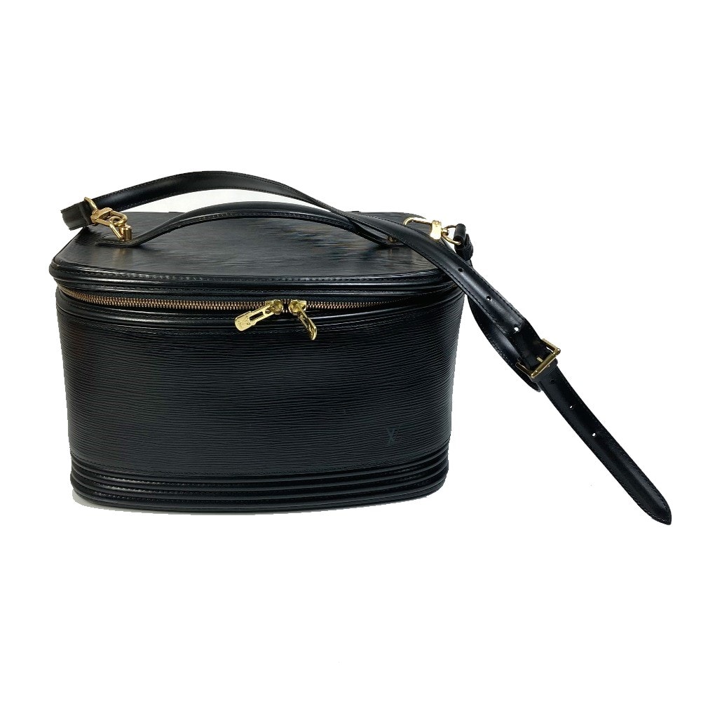 ルイヴィトン LOUIS VUITTON ニース M48012 エピ カバン 2WAY バニティバッグ ショルダーバッグ エピレザー ブラック